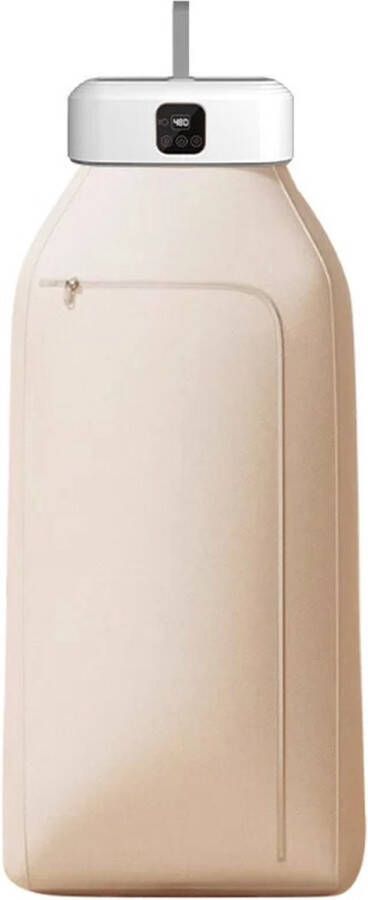 Multifunctionele Droger Elektrische Wasdroger Draagbare Compacte Wasdroger Tijdsinstelling Beige