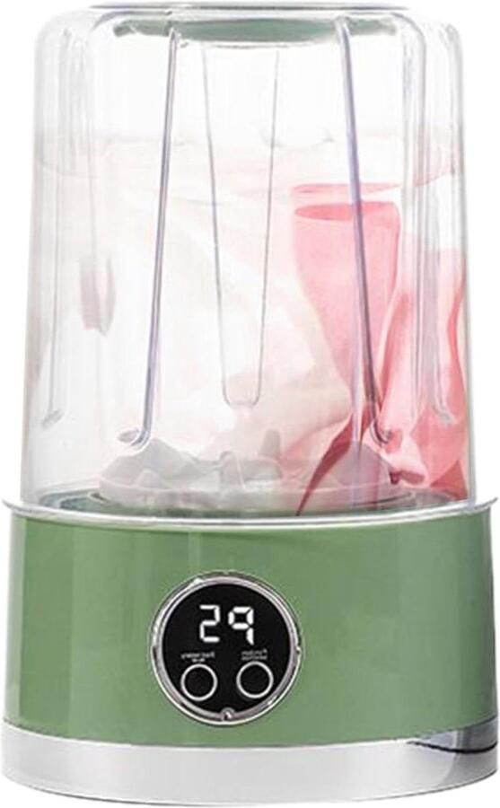 Ondergoed Wasmachine Kleine Spinner Reizen en Kamperen Draadloze Smart Elektrische 21 x 14 x 21 cm