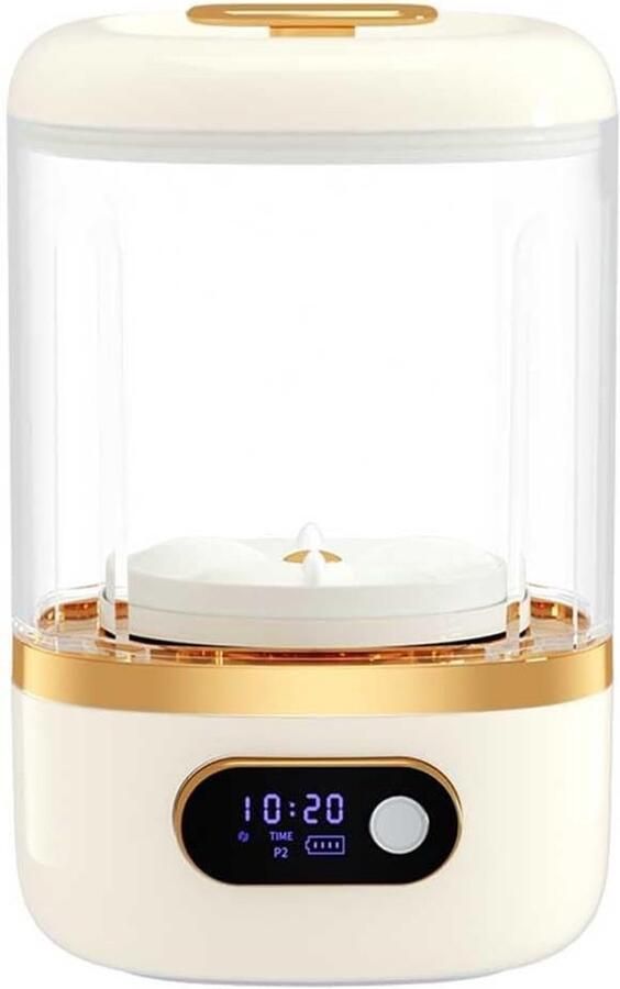 Ondergoed Wasmachine Mini Wasmachine Delicate Was Lekvrij Ontwerp 14 x 13 x 21 cm Wit Goud