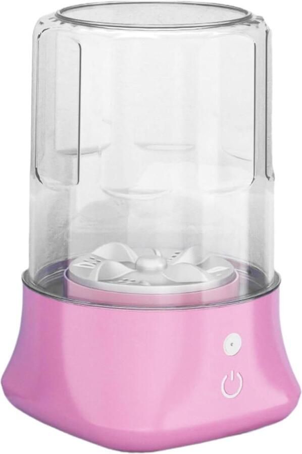 Ondergoed Wasmachine Mini Wasmachine Draagbaar Wassen Snoerloos Ontwerp 14 cm Roze