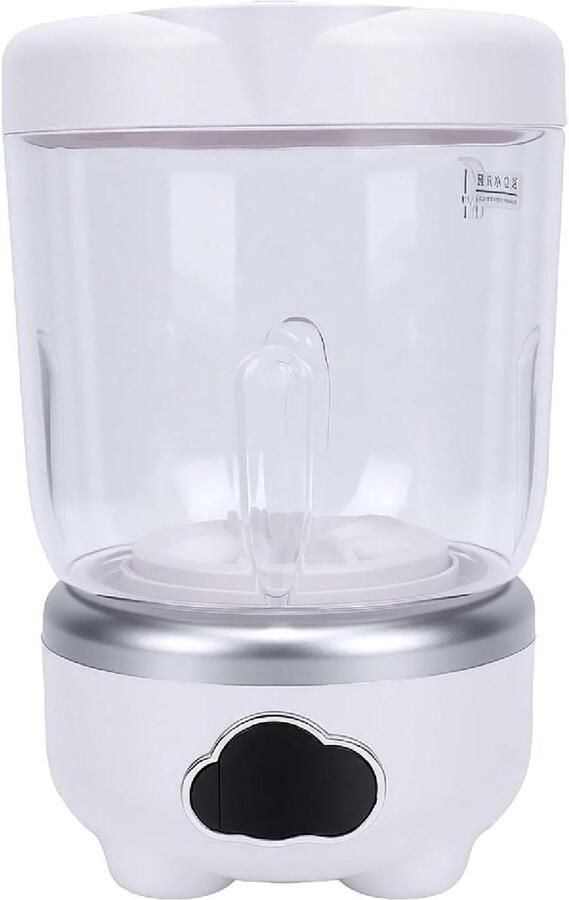 Ondergoed Wasmachine Mini Wasmachine Reizen en Kamperen Draadloos Oplaadbaar 1.6 Liter Capaciteit Wit