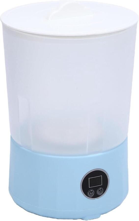 Ondergoed Wasmachine Mini Wasmachine Reizen en Kamperen USB Oplaadbaar Compact Formaat Wit