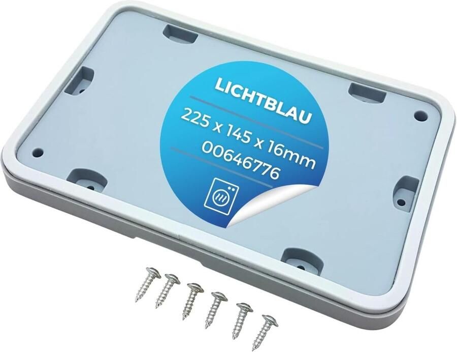 Onderhoudsdeur 00646776 voor droger warmtepompdroger 646776 reparatieset 225 x 145 x 16 mm