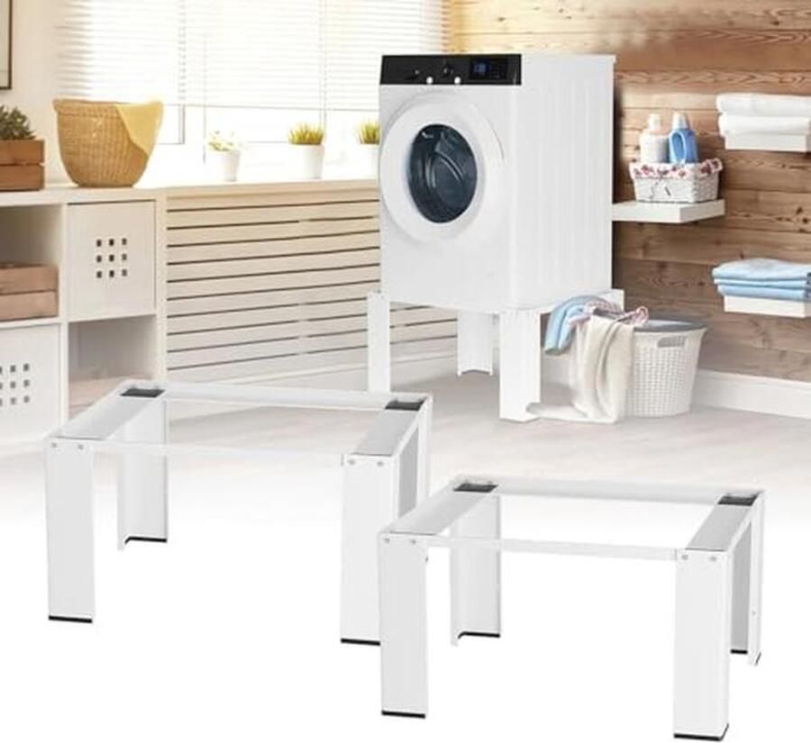 Onderstel voor wasmachine en wasdroger 63 x 54 x 32 cm Geluidsabsorberend en Ruimtebesparend