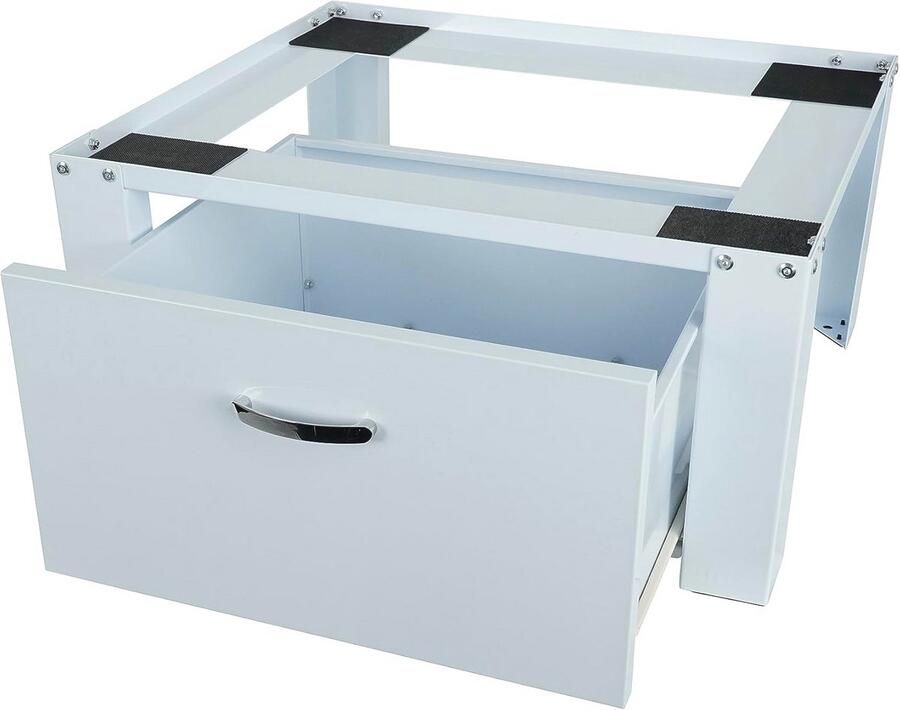 Onderstel voor wasmachines met geïntegreerde lade wit 30 cm hoogte