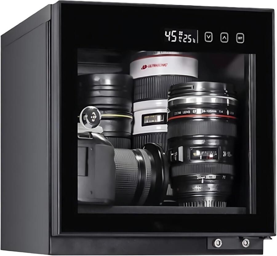 Camera Droogkast Lens Ontvochtiger Apparatuur Beschermen Automatische Vochtigheidsregeling 15 Liter Zwart - Foto 2