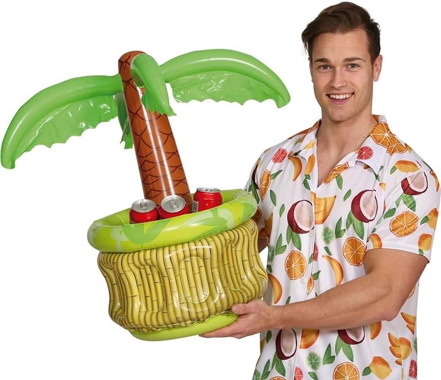 Opblaasbare Koelkast Palmboom Vorm Feestjes Buiten Houdt Drankjes Koel 178 cm Groen