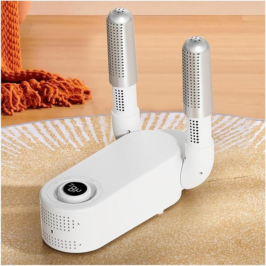Opvouwbare Schoenendroger Laars Warmer Schoenen Drogen 360 Graden Warmte 130 Watt Wit