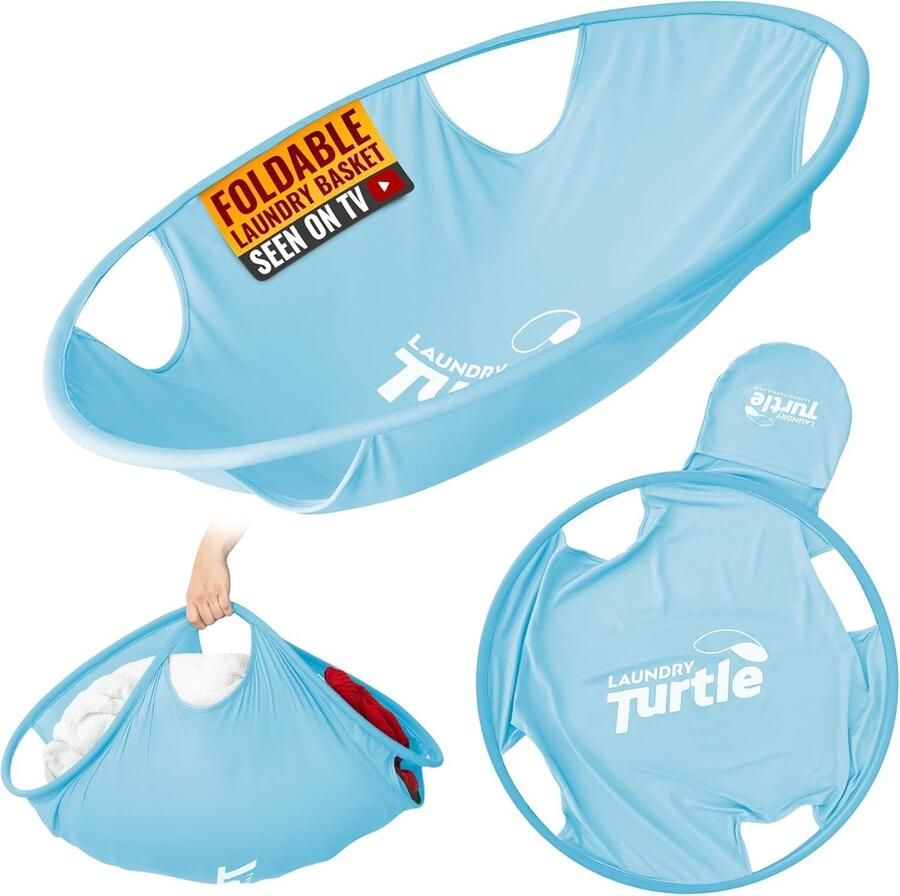 Opvouwbare Was Mand Waszak Droger Kleding Wassen Zelfnivellerend Kleine Maat Aqua