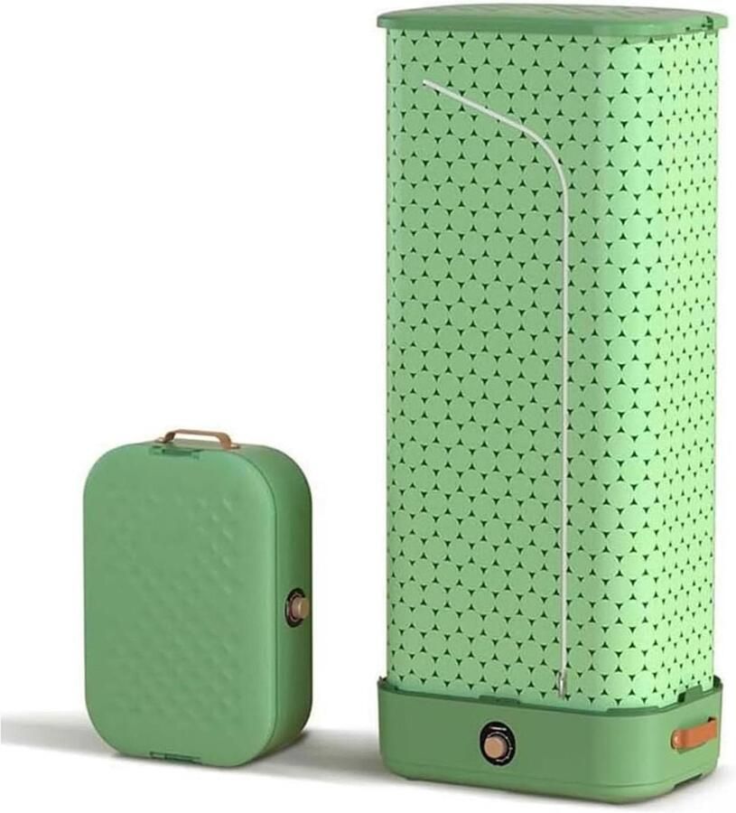 Opvouwbare Wasdroger Draagbare Droger Kleding Drogen 800W PTC Verwarming 140 cm Hoog Wit