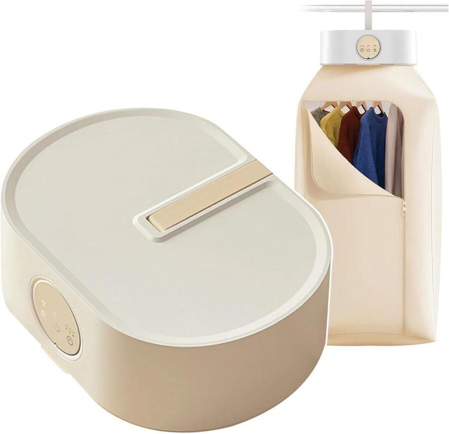 Opvouwbare Wasdroger Draagbare Mini Droger Snel Kleding Drogen Opvouwbaar Compact Ontwerp 600W Wit
