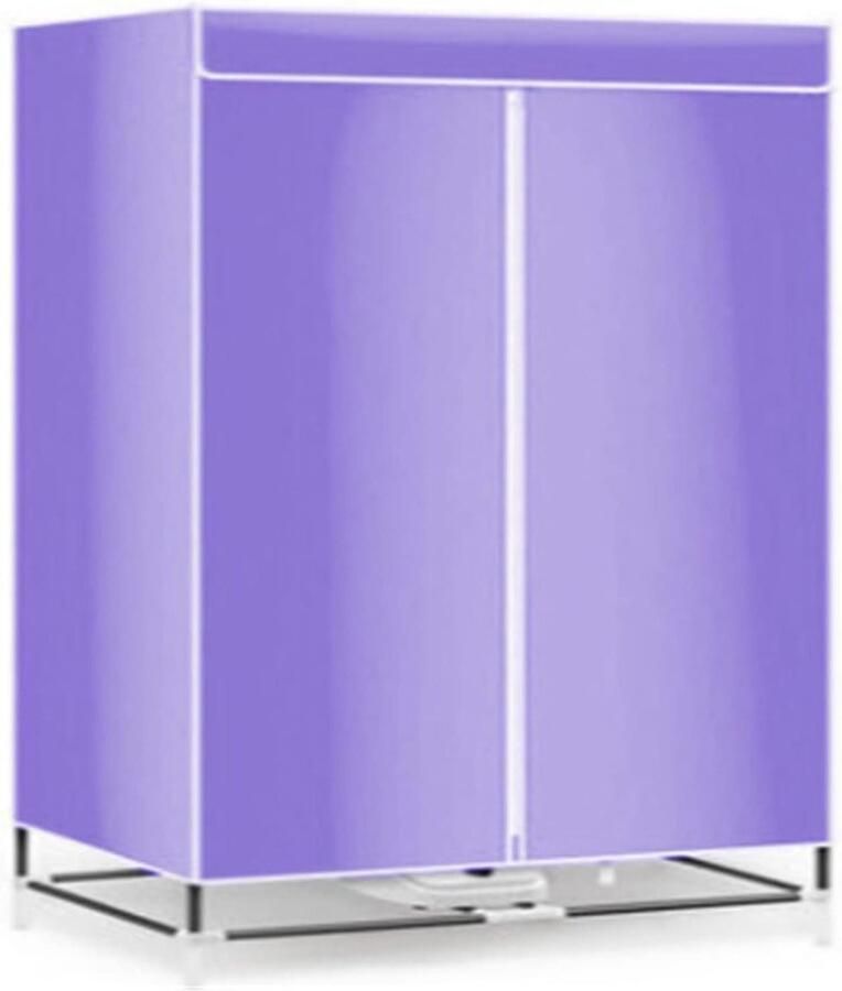 Opvouwbare Wasdroger Kledingdroger Luchtverwarmer Snel Kleding Drogen 360° Hetelucht 150x75x48cm Wit
