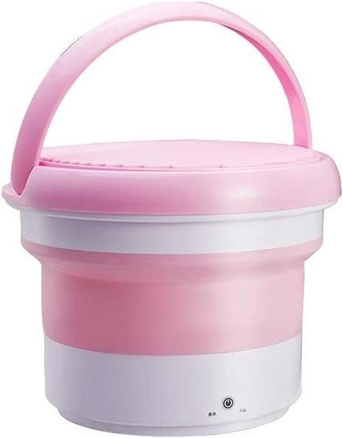 Opvouwbare Wasmachine Draagbare Mini Wasmachine Kleine Wasjes Compact En Lichtgewicht 2.5 kg Blauw