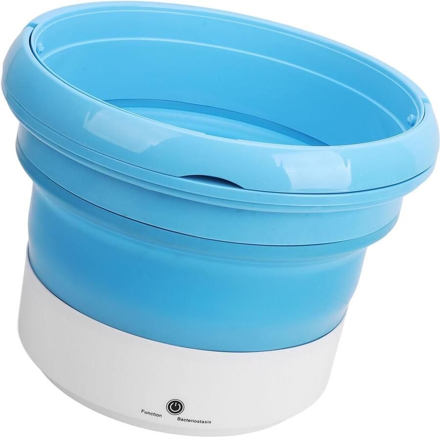 Opvouwbare Wasmachine Draagbare Wasmachine Kleding Reinigen Met Uitdroogfunctie 33 x 33 x 12 cm Wit