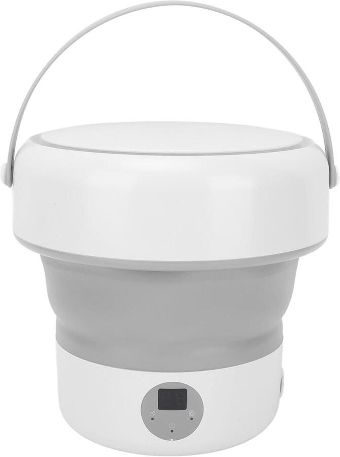 Opvouwbare Wasmachine Mini Washer Kleine Kleding Wassen Ruimtebesparend Ontwerp 4.8 Liter Wit