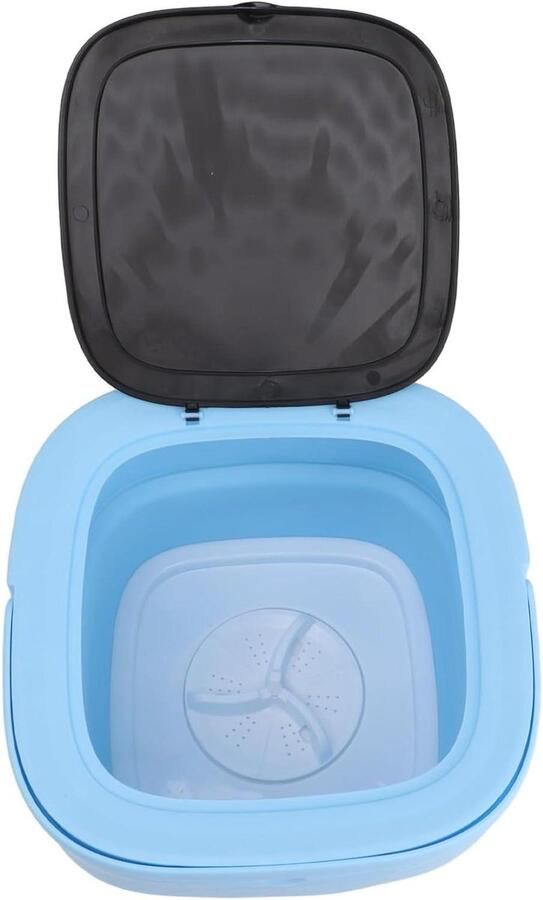 Opvouwbare Wasmachine Mini Wasmachine Emmer Kleine Wasjes Doen Ingebouwde Dehydrator 34 x 28 x 17 cm