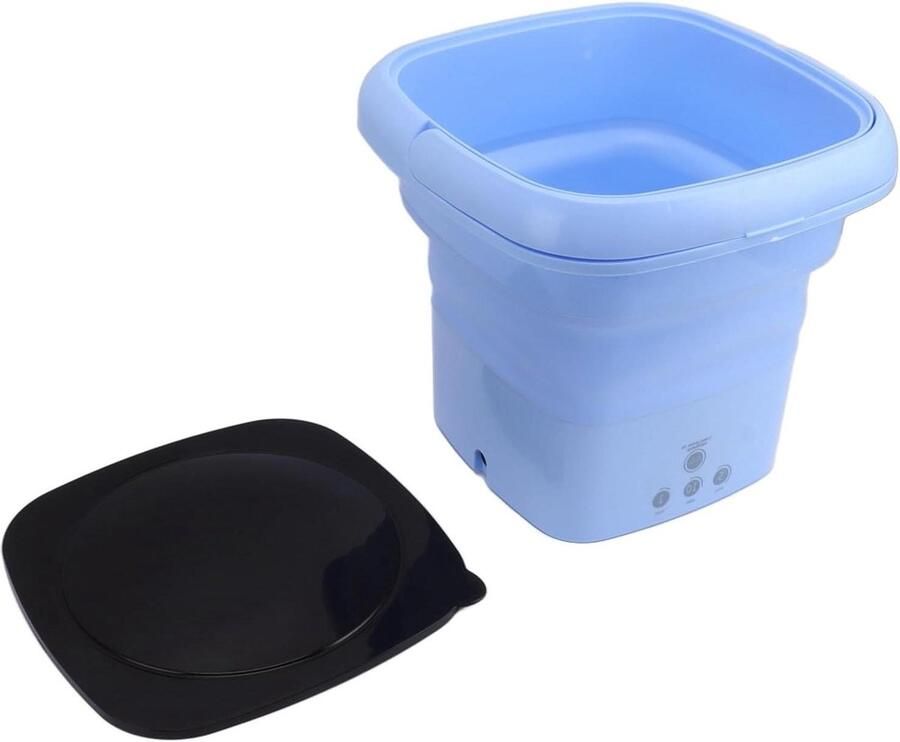 Opvouwbare Wasmachine Mini Wasmachine Emmer Reizen en Kleine Ruimtes Ingebouwde Dehydrator
