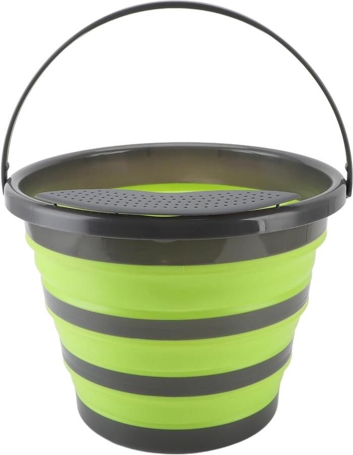Opvouwbare wasmachine Mini wasmachine Kleine kleding wassen Ultrasone dieptereiniging 10L capaciteit Groen