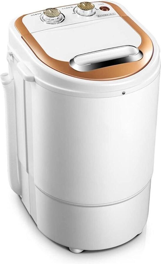 Opvouwbare Wasmachine Mini Wasmachine Kleine Was Draagbaar Compact 33 x 33 x 51 cm Rood