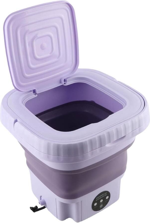 Opvouwbare Wasmachine Mini Wasmachine Kleine Was Imitatie Handwas 11 Liter Wit