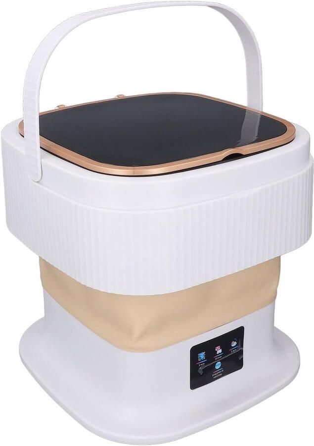 Opvouwbare Wasmachine Mini Wasmachine Kleine Wasjes Imitatie Handwas 115 Liter Capaciteit Wit
