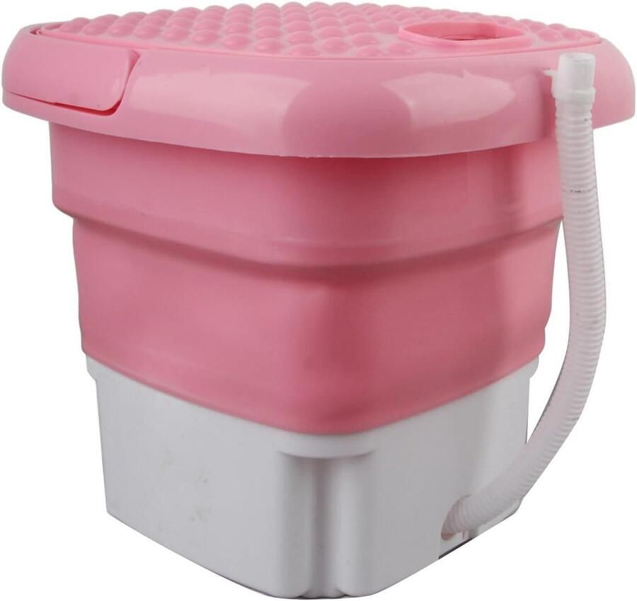 Opvouwbare Wasmachine Mini Wasmachine Reizen en Studenten Diepe Decontaminatie 32 x 30 x 15 cm Wit