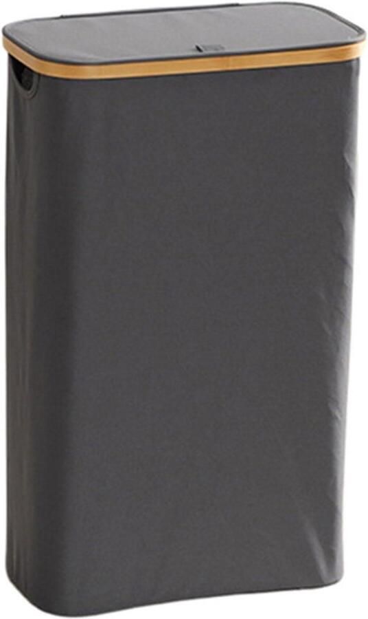 Opvouwbare Wasmand Kledingmand Opberger Kleding Sorteren Stevige Oxford Stof 41 x 33 x 70 cm Donkergrijs
