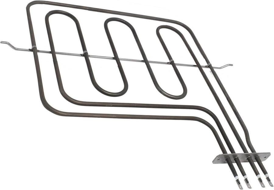 Oven Grill Element Verwarmingselement Oven Reparatie Dubbel Element 2600W Zilver