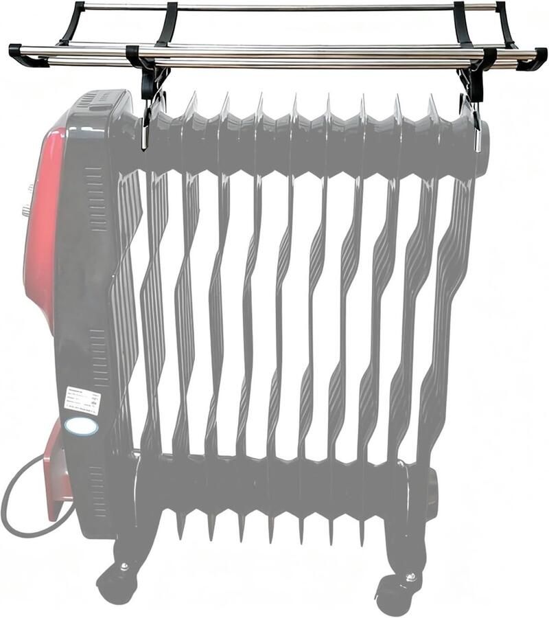 Radiator Droogrek Wasdroger Oliekachel Efficiënt Wassen Hittebestendige Clips 60 cm