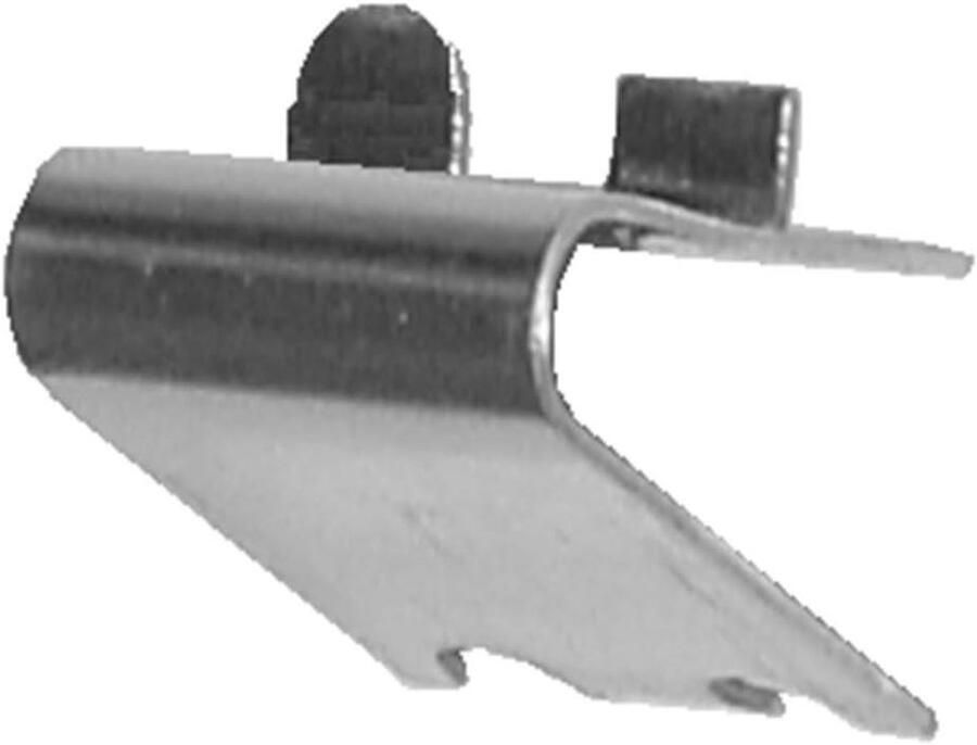 Ritssluiting Houders Plank Bevestiging Koelkast Horeca Roestvrij Staal AISI-304 1 mm Dikte Chroom