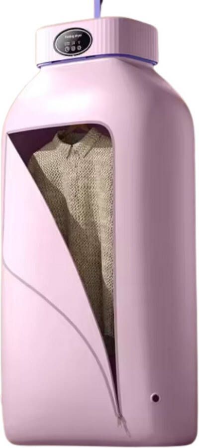 RM Store Elektrische Wasdroger Draagbare Luchtdroger Ultraviolette Droogmachine 2 Versnellingen Roze 41 x 20 x 125 cm