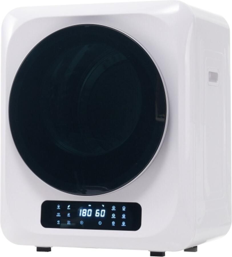 Roestvrijstaal Droger 48x40x58cm Wit Plastic Oververhittingsbeveiliging Wandmontage MeervoudigeFiltratie 6Programma's 6Functies Thuis
