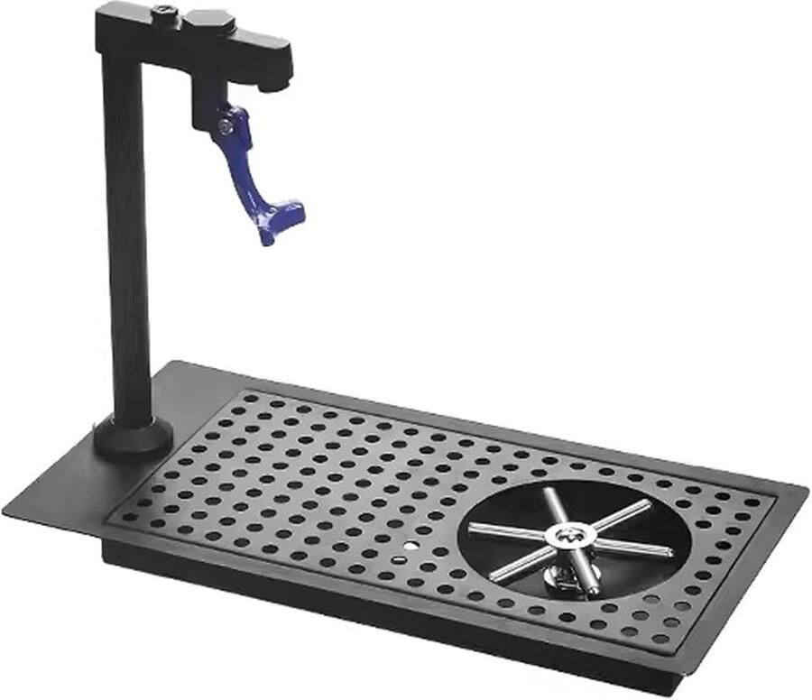 Roestvrijstalen Glasspoeler Spoelkraan Set Efficiënt Glazen Spoelen Ingebouwd Drainageontwerp 39 x 20 cm Zilver