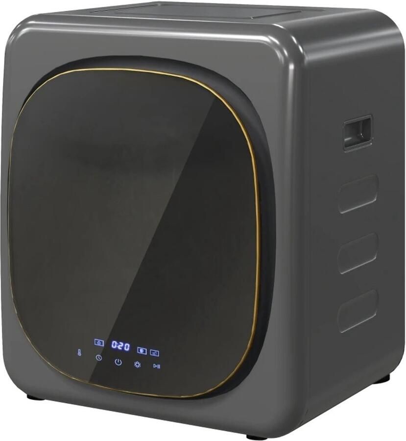 Rolu Mini Droger – Mini Wasdroger – Wasdroger 4 KG – 800W – 6 Programma s Tot 60°C – Kinderslot