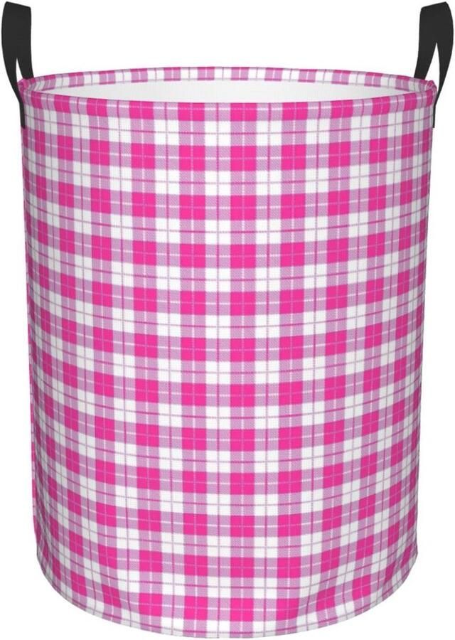 Ronde Wasmand Kleding Mand Opslag Organizer Waterdichte Stof 42 cm Hoog Zwart