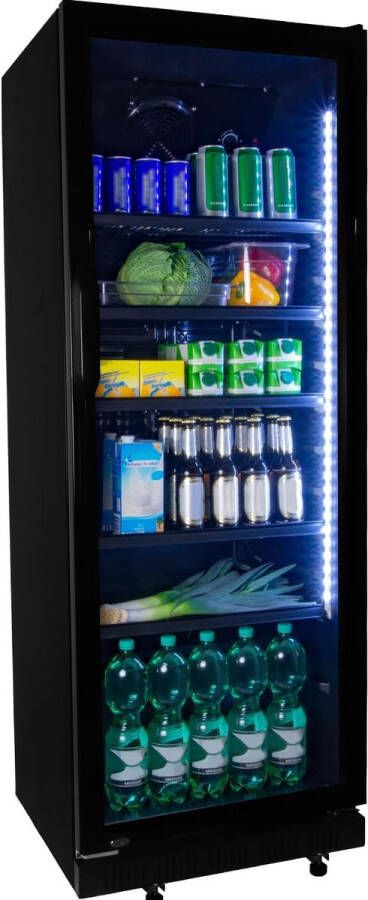 Ruime drankenkoelkast met glazen deur 360 liter Ideaal voor feesten en professional catering