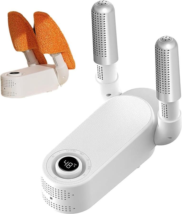 Schoenendroger Schoenendroogmachine Schoenen Drogen 360 graden droging 180W Wit