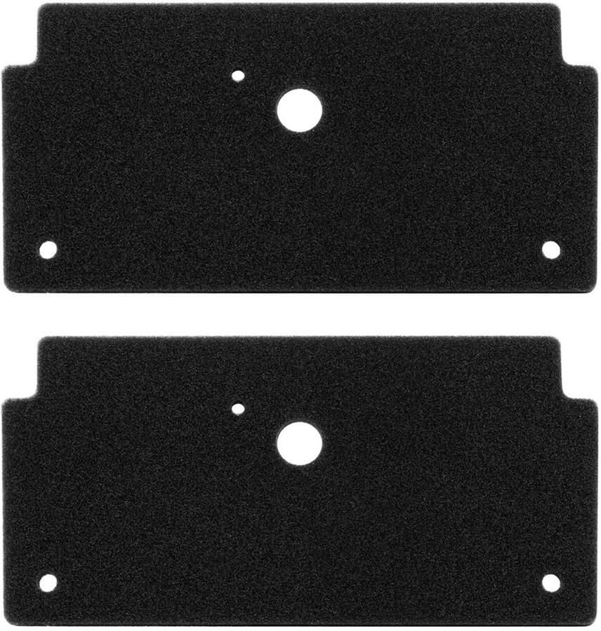 Set van 2 drogerfilters voor warmtepomp 12022801 292 x 144 x 20 mm sponsfiltermat voor warmtepompdroger
