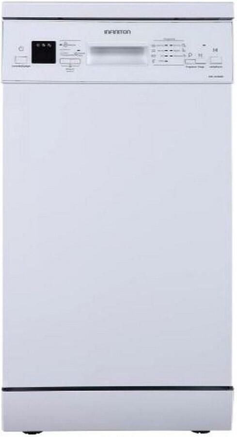 Slanke Vrijstaande Vaatwasser 45 cm Wit A++ met LED-Display