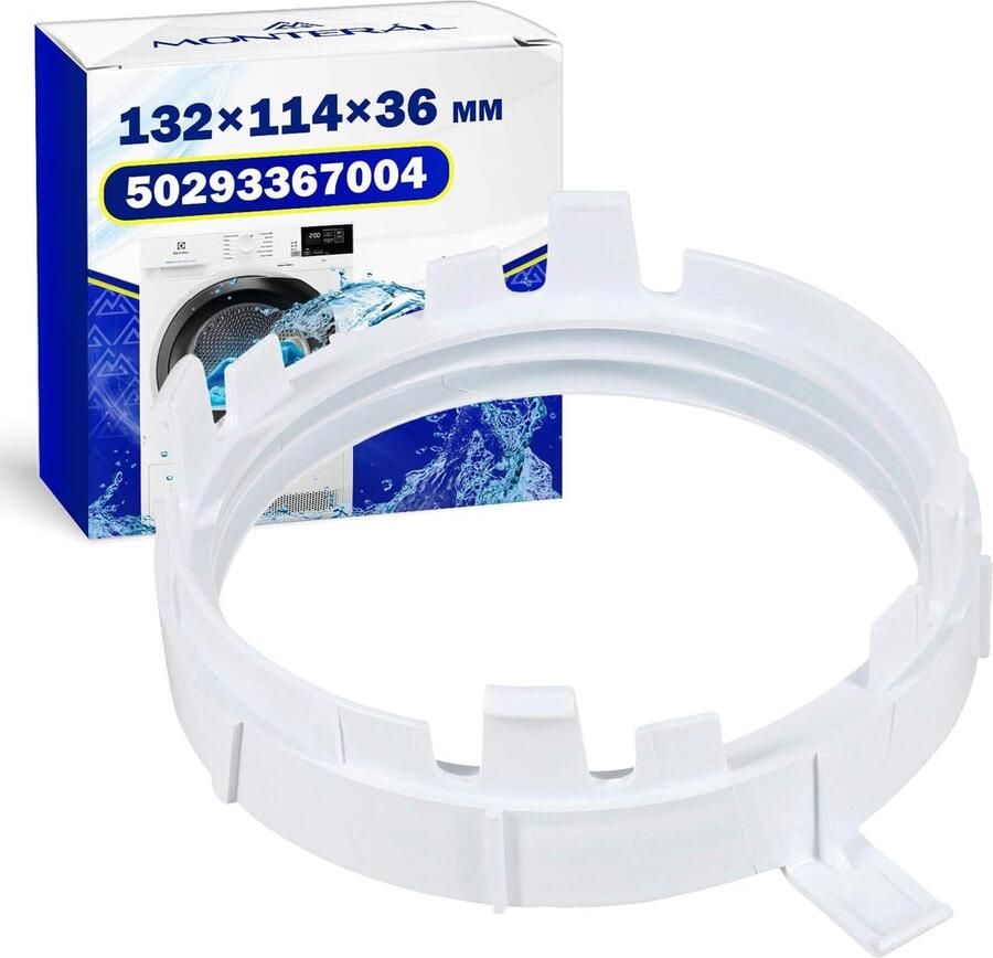 Wasdroger Borgring Veiligheidsring Droger Onderdeel Vervangen Originele Code 132 x 114 x 36 mm Zwart