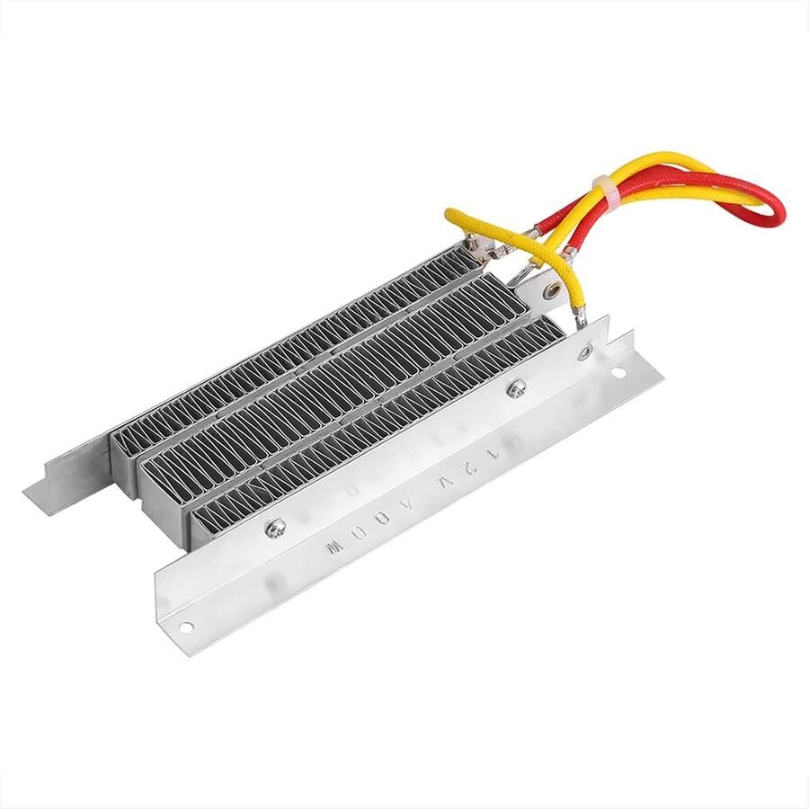 SnelShoppen PTC Heater 400W voor Kassen 12V DC Elektrische Heater met Thermostaat Hoogwaardig PTC Verwarmingselement voor Auto's Droogkasten en L