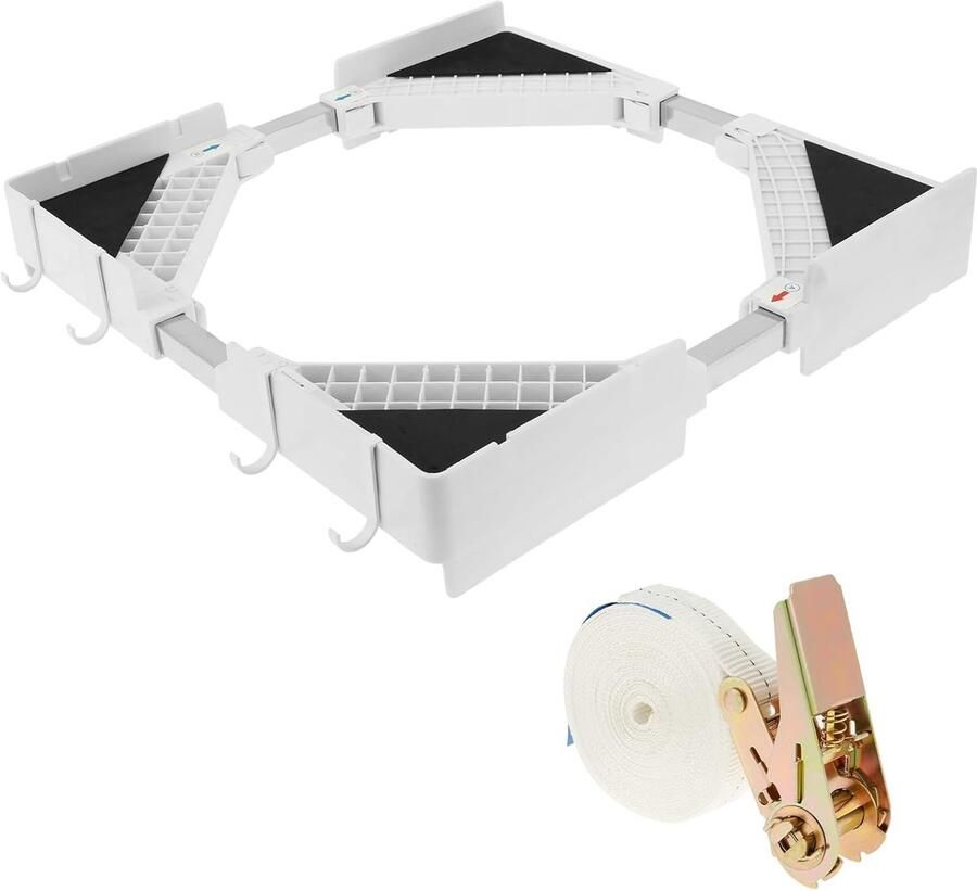 Stapelbouwset voor wasmachine droger aansluiting op wasmachine tusseninbouwframe voor 50-70 cm wasmachine-droger stapelbouwset voor bijkeuken