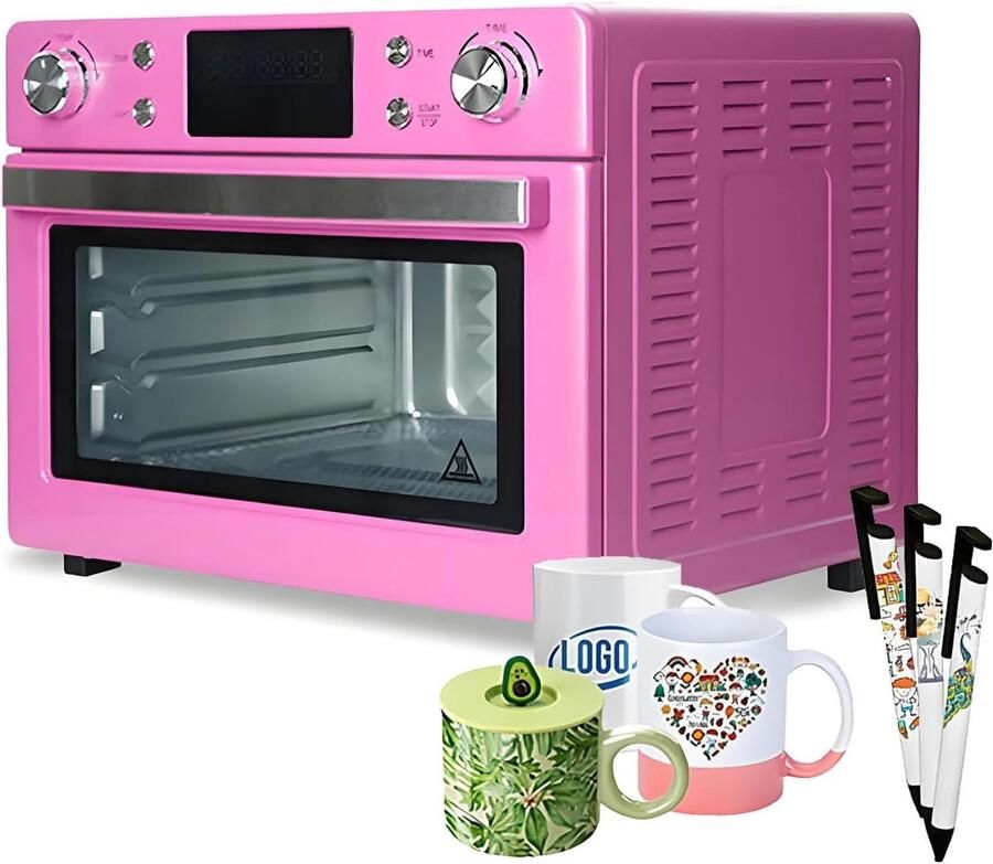 Sublimatie Oven Mokken Pers Kleine Series Printen 360 Graden Verwarming 30L Capaciteit Blauw