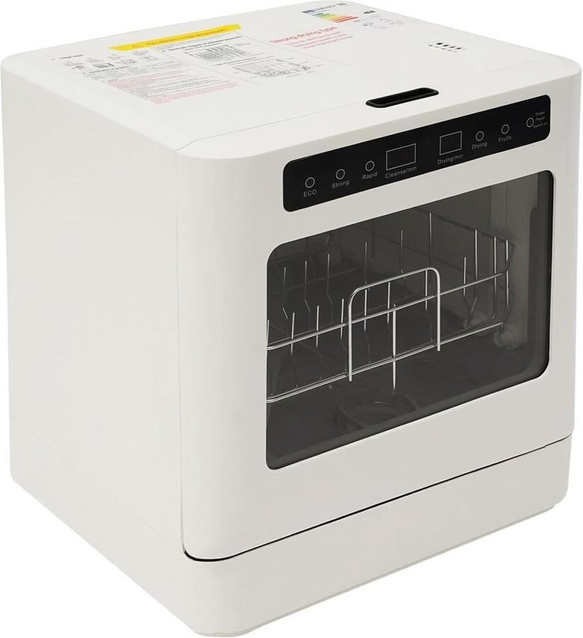 Tafelvaatwasser Compacte vaatwasser Mini vaatwasser Servies Reinigen Geen Watertoevoer Nodig 43 x 39 x 46 cm