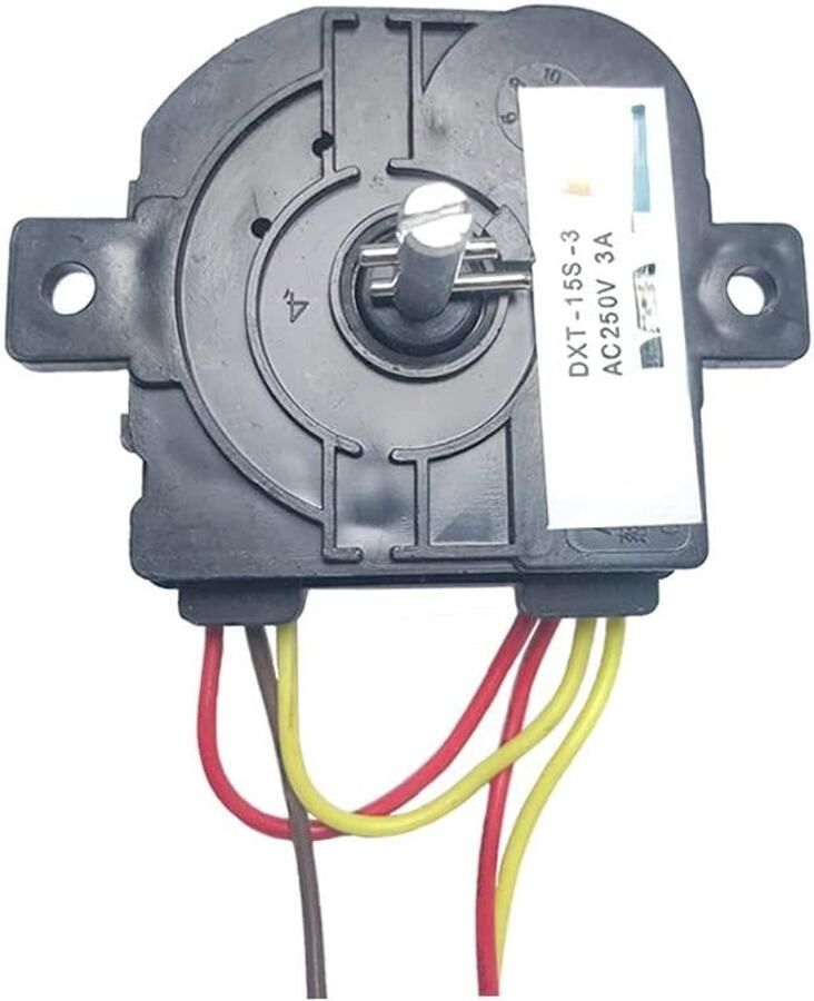 Tijdschakelaar Wasmachine Wasdroger Timer Wastijd Instellen Geïntegreerde Wasdroogfunctie 10 x 10 x 10 mm Wit