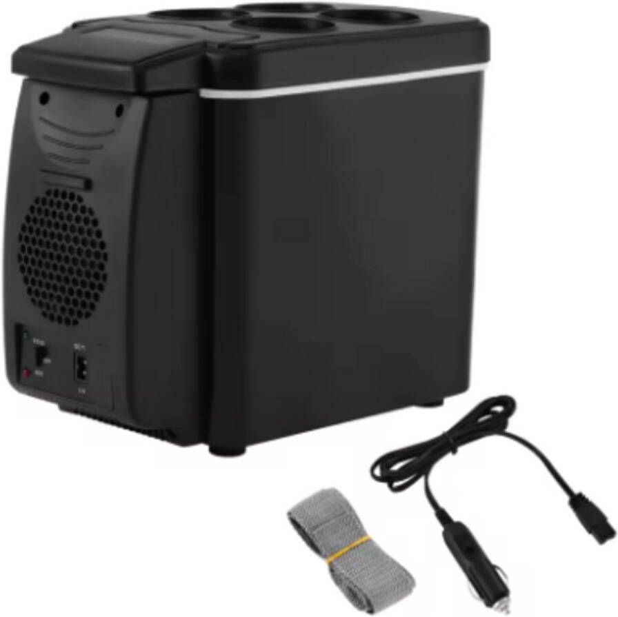 TrendWave – Draagbare Auto Koelbox – Mini Koelkasten – Mini Koelkast Voor Reizen – Kleine Koelkast 12 24 V DC – Compressor Koeler