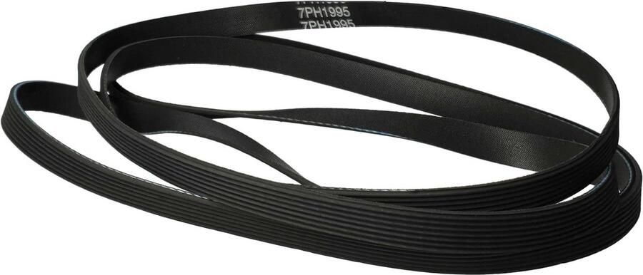 V-snaar Vervanging voor Droger 7 Ribben 199.5 cm Zwart