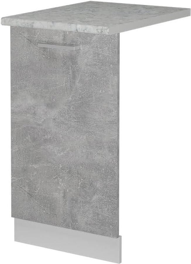 Vaatwasser Frontpaneel Keukenpaneel Keuken Integratie Interne Bediening 45 cm Betonlook