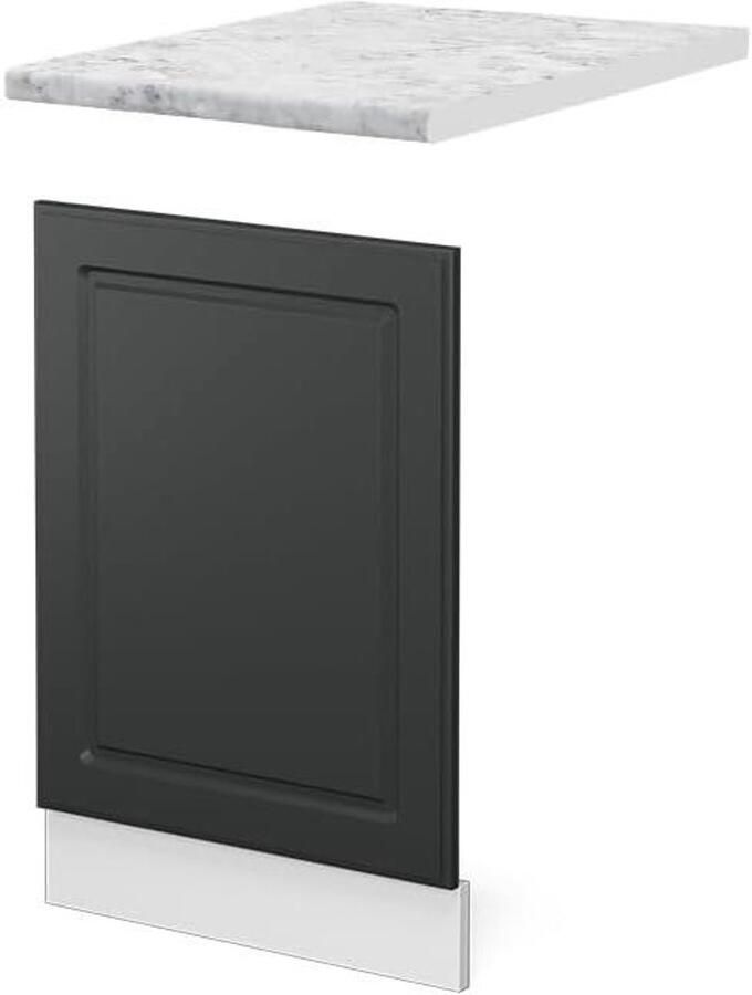 Vaatwasser paneel Frontpaneel Keuken Opknappen 45 cm Breed 57 cm Hoog Antraciet