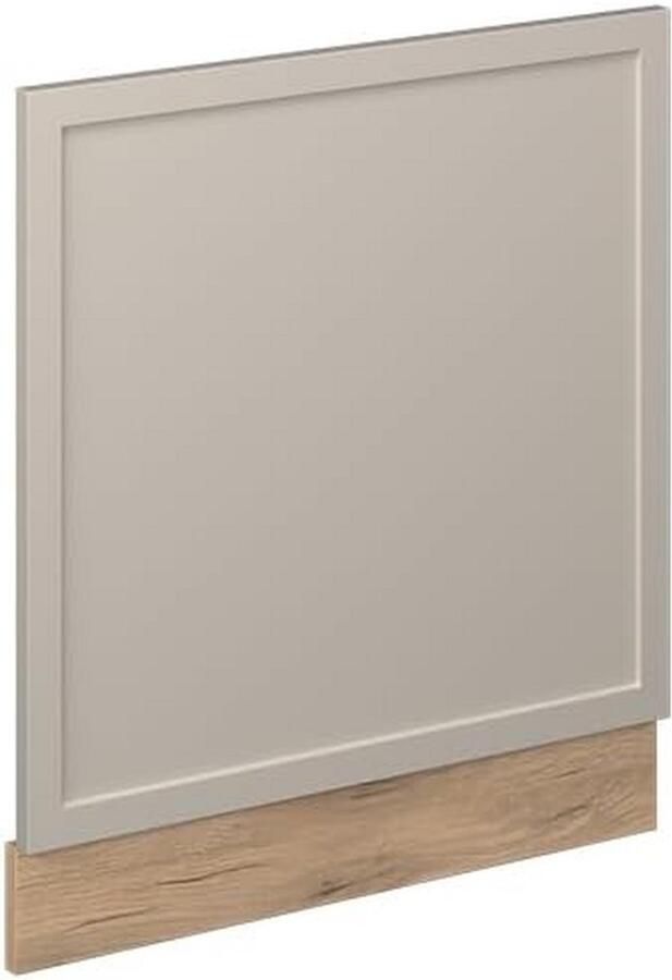 Vaatwasser Paneel voor Inbouw GrijsBeige 60 cm Zonder Werkblad